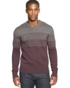 Sean John Striped V-Neck Sweater - Lyst