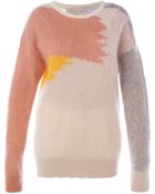 Stella McCartney Intarsia Patterned Sweater - Lyst