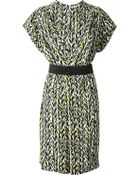 Balenciaga Allover Print Dress - Lyst