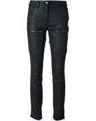 Belstaff Zipped Detail Skinny Trousers - Lyst