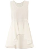 ChloƩ Cotton-Poplin Peplum Top - Lyst