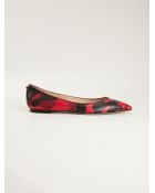 Valentino Camouflage Ballerinas - Lyst