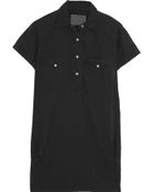 R13 Cowboy Denim Mini Dress - Lyst