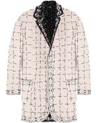 Meadham Kirchhoff Harrie Embroidered Wool-Bouclé Coat - Lyst