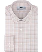 DKNY Slim Fit Plaid Check Dress Shirt - Lyst