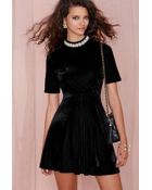 Nasty Gal Vivienne Velvet Dress - Lyst
