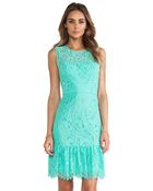 Shoshanna Lace Dress - Lyst