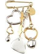 Marc By Marc Jacobs Multi-Charm Pin - Lyst