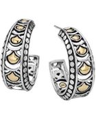 John Hardy Naga Wide Hoop Earrings - Lyst