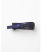 Gap Metallic Leather Belt - Lyst