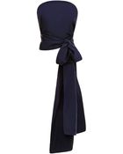 Rosie Assoulin M'O Exclusive: Silk-Faille Bow-Back Top - Lyst