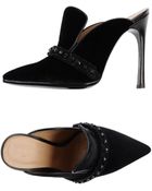 Alberta Ferretti Open-Toe Mules - Lyst