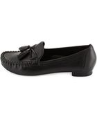 Cole Haan Farrah Leather Moccasin - Lyst