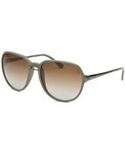 Givenchy Women'S Oversized Grey Sunglasses - Lyst