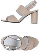 Jil Sander Sandals - Lyst