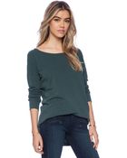 James Perse Vintage Fleece Pullover - Lyst