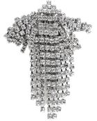 Jennifer Behr Petite Waterfall Hair Clip in Crystal - Lyst