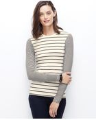 Ann Taylor Printblock Long Sleeve Tee - Lyst
