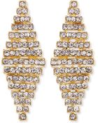 Jules Smith Rhinestone Honeycomb Earrings - Lyst