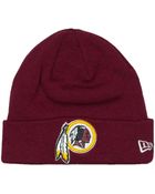 New Era Washington Redskins Basic Cuffed Knit Hat - Lyst