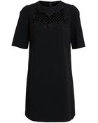 Dolce & Gabbana Lace Detail Shift Dress - Lyst