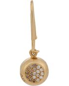 Aurélie Bidermann Fine Multi Diamond & Gold Bell Charm - Lyst