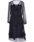 Bgn Kneelength Dress - Lyst