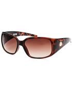 MICHAEL Michael Kors Women'S Rectangle Havana Sunglasses - Lyst