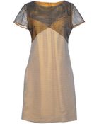 Carven Short Dress - Lyst