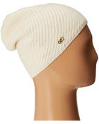 Cole Haan Diagonal Rib Elongated Beanie - Lyst