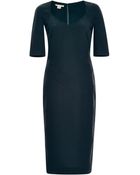 Antonio Berardi V-Neck Crepe Pencil Dress - Lyst