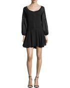 Halston Heritage Off-The-Shoulder Dress - Lyst