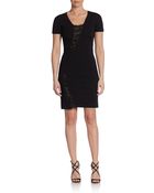 Emilio Pucci Punto Milano Lace Splice Dress - Lyst
