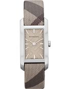 Burberry Womens Swiss Trench Check Fabric Strap 20mm - Lyst