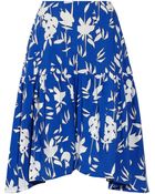 Marni Printed Cotton Midi Skirt - Lyst