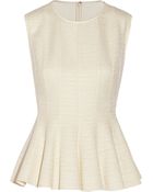 Halston Heritage Bouclã© Peplum Top - Lyst
