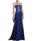 BCBGMAXAZRIA Nina Strapless Gown - Lyst