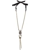 Lanvin Embellished Necklace - Lyst
