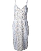 Ermanno Scervino Snake Print Dress - Lyst