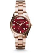 Michael Kors Colette Rose Gold-Tone Watch - Lyst