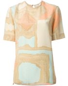 Céline Vintage Mixed Print T-Shirt - Lyst