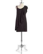 Betsy & Adam Drape Front Bodycon Dress - Lyst