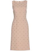 Dolce & Gabbana Crystal-Embellished Wool-Blend Dress - Lyst