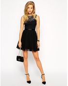 Needle & Thread Embellished Collar Folk Prom Dress - Lyst