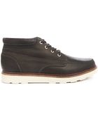 Pointer Mid-Top Armando Black Leather Canvas Boots - Lyst