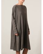 Daniela Gregis Draped Oversize Dress - Lyst