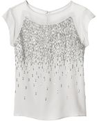 Rebecca Taylor Ombre Beaded Top - Lyst
