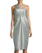 Jason Wu One-shoulder Organza Drape Dress - Lyst