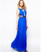 Forever Unique Issy Maxi Dress With Cut Outs And Embellishment - Lyst