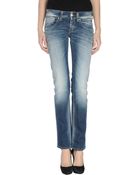 Replay Denim Pants - Lyst